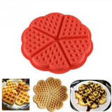 New Home Kitchen Supplies Heart Shaped Silicone Waffle Mold Maker Pan Microwave Baking Cookie Cake Muffin Bakeware Cooking Tool