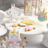 8pcs/set Creative Unicorn Cookie Cutter DIY Fondant Chocolate Cake Embossing Stencil Mold Biscuit Cute Mold Baking Tool