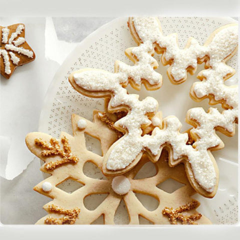 Cookie Moulds Christmas Snowflake Biscuit Cutter Stainless Steel Pastry Accessories DIY Cookie Tools