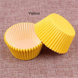 100 Pcs Cupcake Paper DIY Cake Muffin Baking Cups Case Liners Home Kitchen Baking Tools