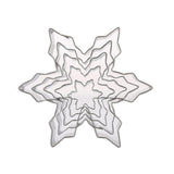 5Pcs/Set Christmas Snowflake Stainless Steel Cookie Cutters Cake Biscuit Moulds Fondant Icing Mold Kitchen Baking Tools