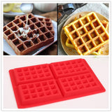 High Quality Silicone Waffle Mold For Kids Cake Waffle Mould Bakeware Nonstick Silicone Baking Mold Set Muffin Pastry Mold