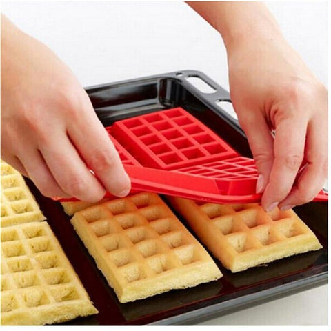 Waffle Makers for Kids Silicone Cake Mould Waffle Mould Silicone Bakeware Set Nonstick Silicone Baking Mold Set