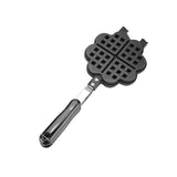 Heart Shape Household Kitchen Gas Non-Stick Waffle Maker Pan Mould Mold Press Plate Baking Tool Cafe Waffle Baking Mold