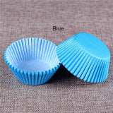 100 Pcs Cupcake Paper DIY Cake Muffin Baking Cups Case Liners Home Kitchen Baking Tools P0.2