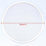 WHISM 6-14" Aluminum Pizza Tray Mesh Round Pizza Pancake Net Baking Pan Pizza Net Baking Accessories Screen Pastry Baking Tools