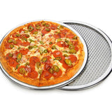 High quality 6-22inch Aluminum Pizza Screen Baking Tray Metal Round Baking Tray Net Kitchen Tools Pizza Pans Cooking